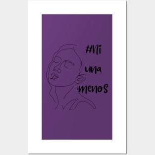 Ni una menos mujer Posters and Art